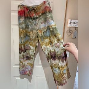 Women’s size M linen tie dye pants